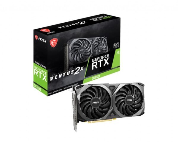 MSI NVIDIA GeForce RTX 3060 Grafikkarte 12GDDR6