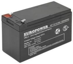 EMU BATTERIE 12V 7.2AH VRLA/EP7.2-12 T2 EUROPOWER EMU