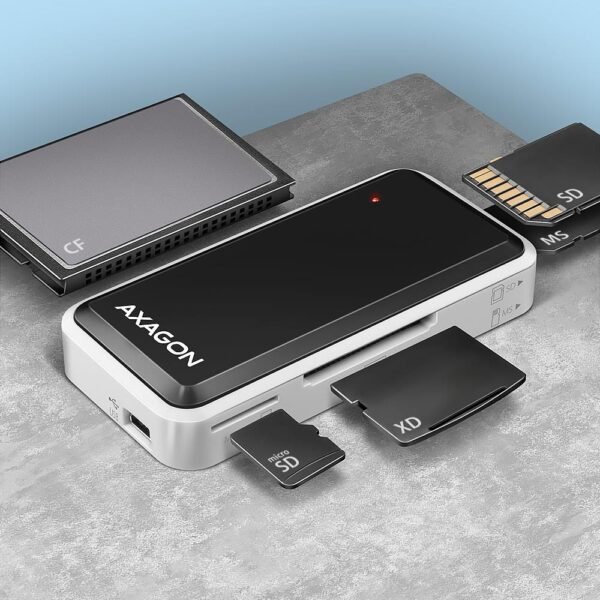 AXAGON CF I/CF II/Micro SD/Micro SDHC/Micro SDXC/Mini SD/MMC/MS Duo/MS Pro Duo/SD/SDHC/SDXC/XD-Picture Card – Bild 3