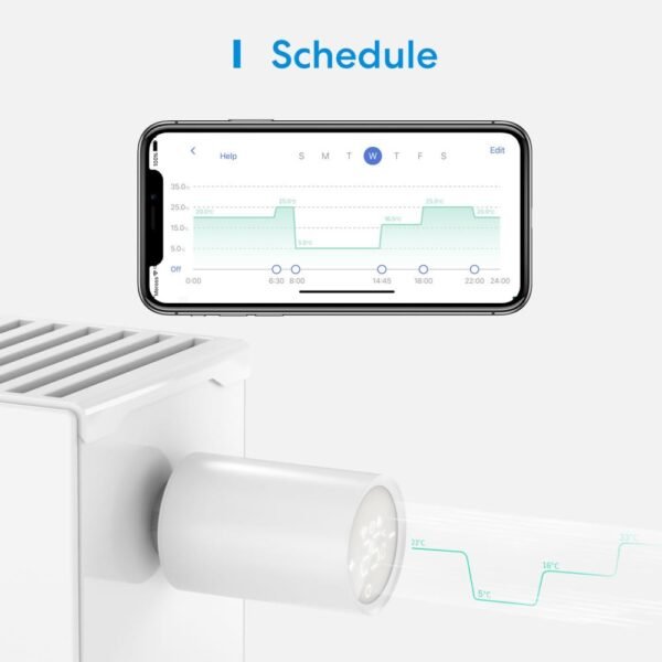 MEROSS SMART HOME THERMOSTAT VENTIL/OHNE HUB MTS150HK MEROSS – Bild 4