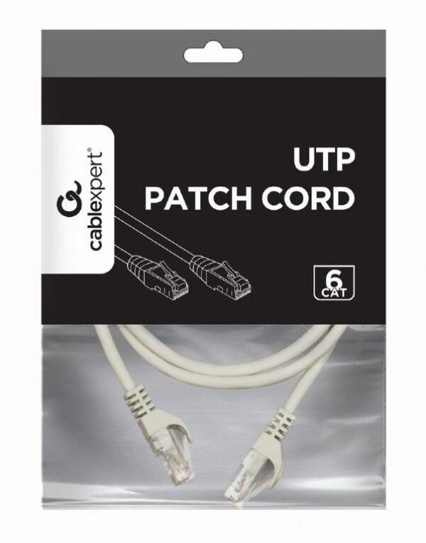 GEMBIRD PATCHKABEL CAT6 UTP 2M/GRAU PP6U-2M GEMBIRD – Bild 2
