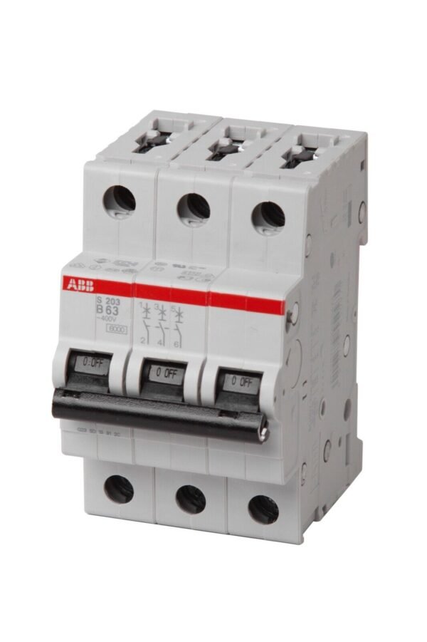 ABB Sicherungsautomat S203-B63 S200 3P B 63 A – Bild 2