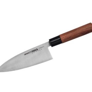 Samura OKINAWA Deba Messer, einseitige Klinge, EAN 4751029320742.