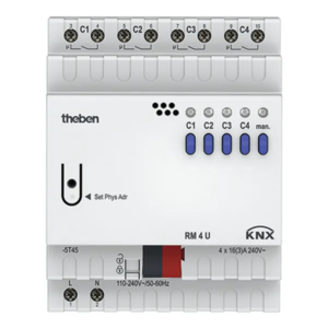 TheBen Schaltaktor FIX1 RM 4 U KNX 4940223, EAN 4003468490976