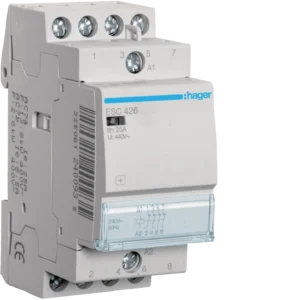 Hager Installationsschütz 25A 4 Öffner 230V ESC426, EAN 3250612400935