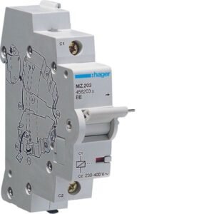 Hager Arbeitstromauslöser Modell MZ203, EAN 3250614562037