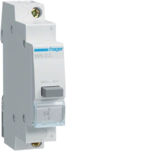 Hager Druckschalter SVN312, 16A, EAN 3250615721778