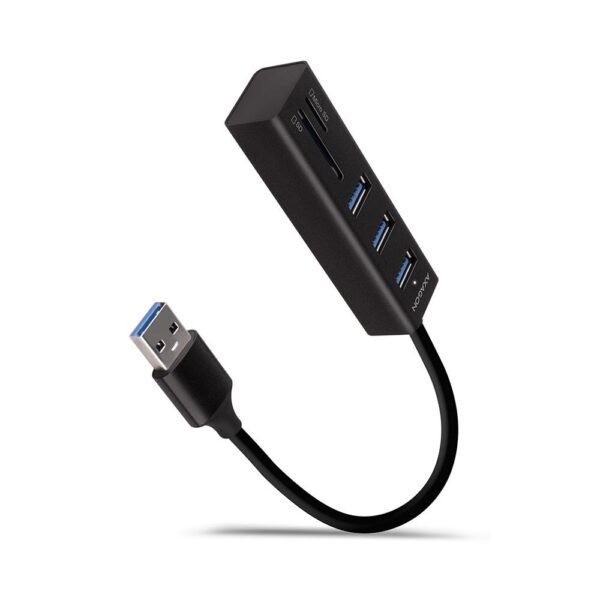 AXAGON I/O HUB USB3.2 3P SD/MICROSD/0.2M HMA-CR3A AXAGON