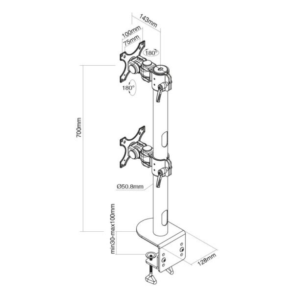 NEOHalterungS Fernseher/Monitor Halterung – Bild 2