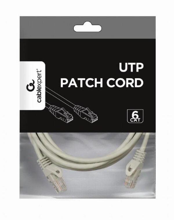 GEMBIRD PATCH KABEL CAT6 UTP 3M/GRAU PP6U-3M GEMBIRD – Bild 2