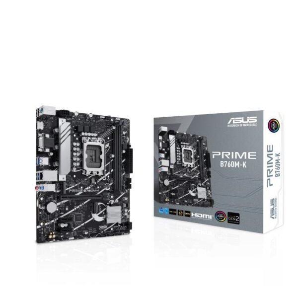 ASUS Intel B760 Express Mainboard LGA1700 Micro-ATX