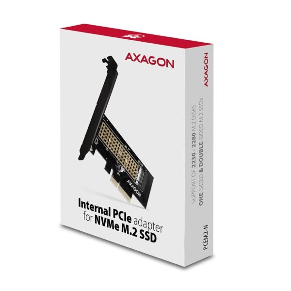 AXAGON SSD AKKU ADAPTER PCIE NVME/M.2/SP&LP PCEM2-N AXAGON – Bild 2