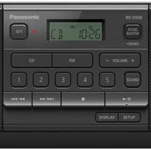 PANASONIC CD/RADIO/USB/BLUETH SYSTEM/RX-D500EG-K PANASONIC
