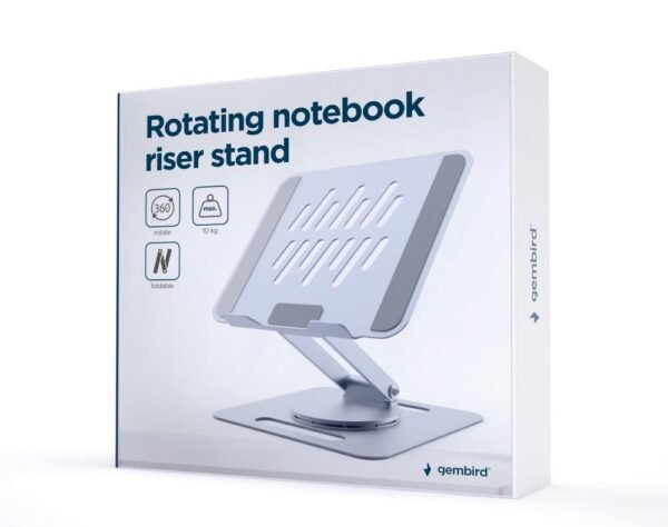 GEMBIRD NB ACC RISER STAND DREHBAR/SPACE GRAU NBS-DR1-01 GEMBIRD – Bild 3