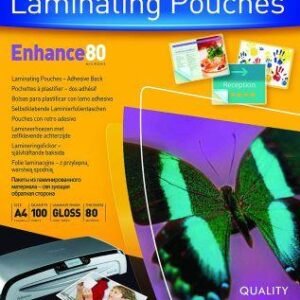 FELLOWES LAMINIERGERÄT TASCHE KLEBERÜCKEN/A4 80 100 STÜCK 5302202 FELLOWES