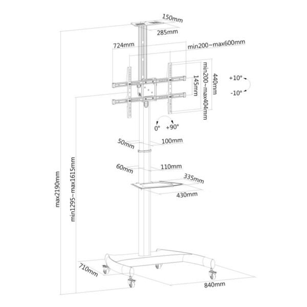 NEOHalterungS Fernseher/Monitor Halterung – Bild 3