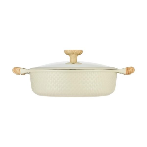 RESTO FLACHER TOPF D28CM 4.1L/BEIGE 93806 RESTO – Bild 2