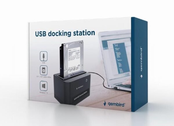 GEMBIRD HDD ACC DOCK STATION USB2 2.5"/3.5" SATA HD32-U2S-5 GEMBIRD – Bild 3