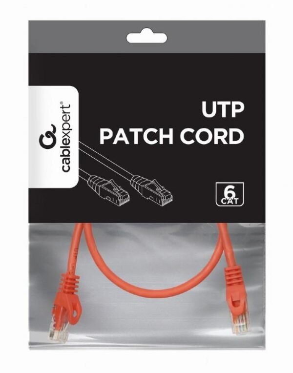 GEMBIRD PATCHKABEL CAT6 UTP 0.5M/ROT PP6U-0.5M/R GEMBIRD – Bild 2