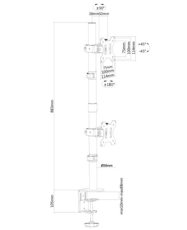 NEOHalterungS Fernseher/Monitor Halterung – Bild 3
