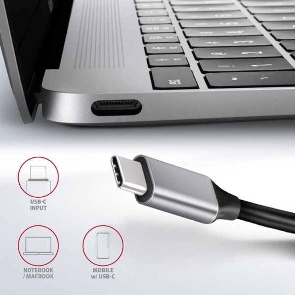 AXAGON I/O HUB USB-C 6IN1/0.2M HMC-6GL AXAGON – Bild 7
