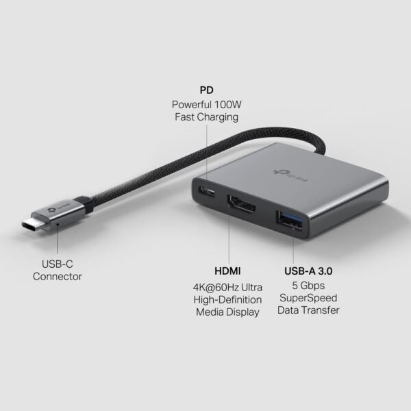 TP-LINK I/O HUB USB-C 3PORT/UH3020C TP-LINK – Bild 3