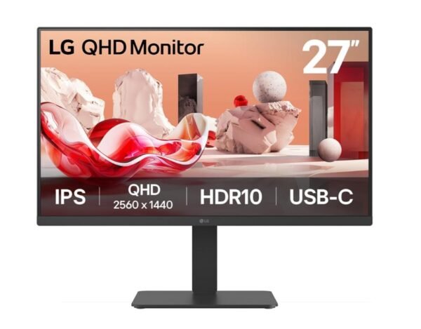 LG 27 Monitor "27BA65QB-B" (IPS, 2560x1440, 100Hz)