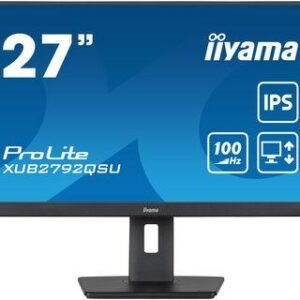 IIYAMA 27 Monitor "XUB2792QSU-B6" (IPS, 2560x1440, 100Hz)