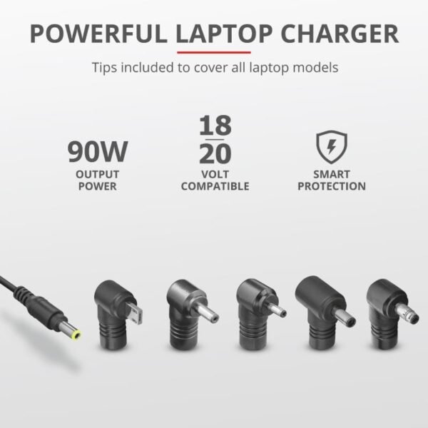 VERTRAUEN NB ACC AC ADAPTER 90W MAXO//ASUS SCHWARZ 23390 VERTRAUEN – Bild 3