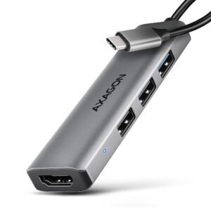 AXAGON I/O HUB USB-C 4IN1/0.15M HMC-H3A AXAGON