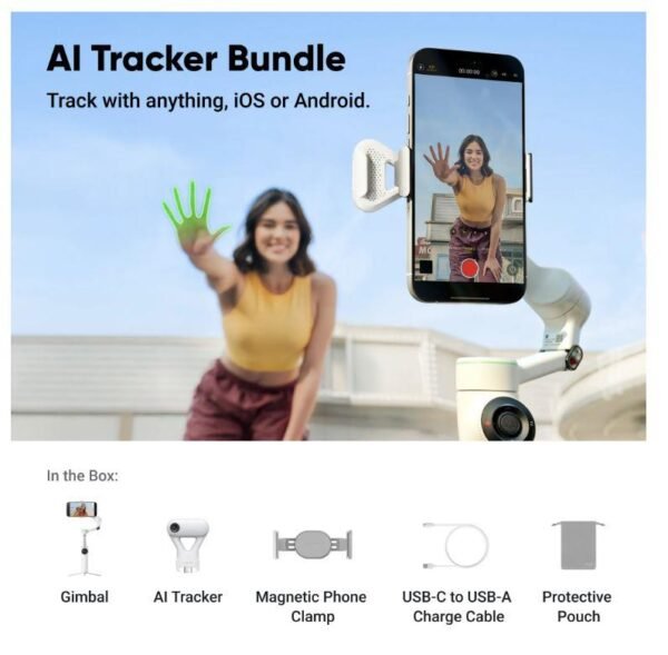 INSTA360 GIMBAL FLOW 2 PRO AI TRACKER/CINSABQB/TRUCKERWHITE INSTA360 – Bild 2