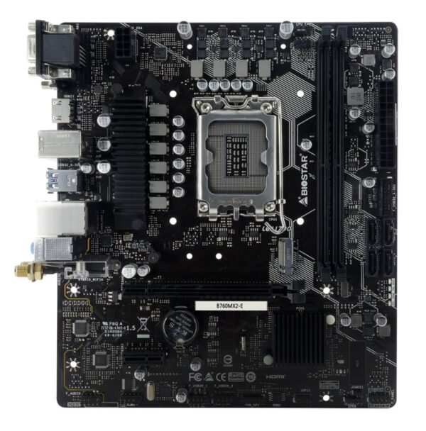 BIOSTAR Intel B760 Express Mainboard LGA1700 Micro-ATX – Bild 3