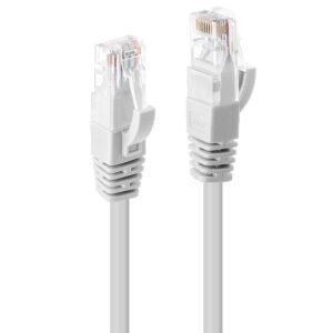 LINDY KABEL CAT6 U/UTP 0.5M/WEISS 48091 LINDY
