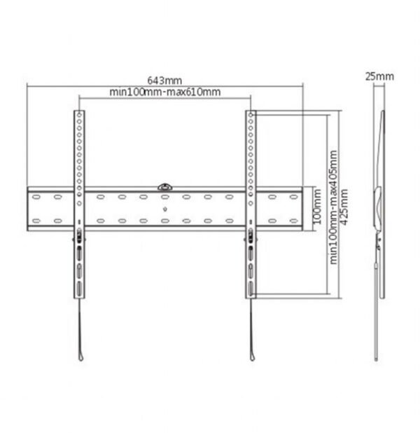 GEMBIRD Fernseher/Monitor Halterung – Bild 2