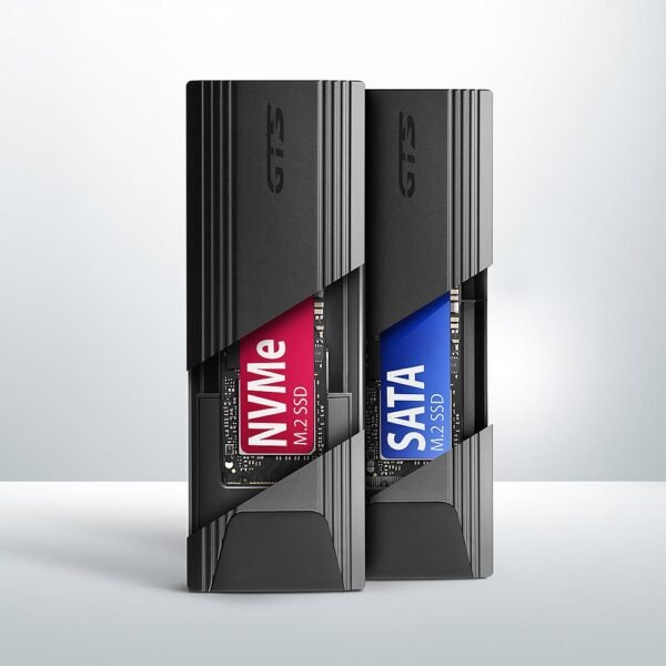 AXAGON SSD-AKKU-GEHÄUSE M.2 NVME/SATA USB-C EEM2-GTS2 AXAGON – Bild 2