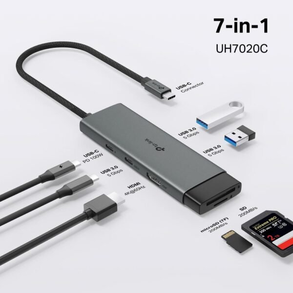 TP-LINK I/O HUB USB-C 7PORT/UH7020C TP-LINK – Bild 4