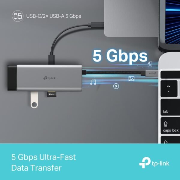 TP-LINK I/O HUB USB-C 5PORT/UH5020C TP-LINK – Bild 7