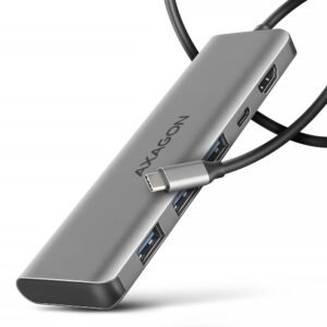AXAGON I/O HUB USB-C 5IN1/1M HMC-5H AXAGON
