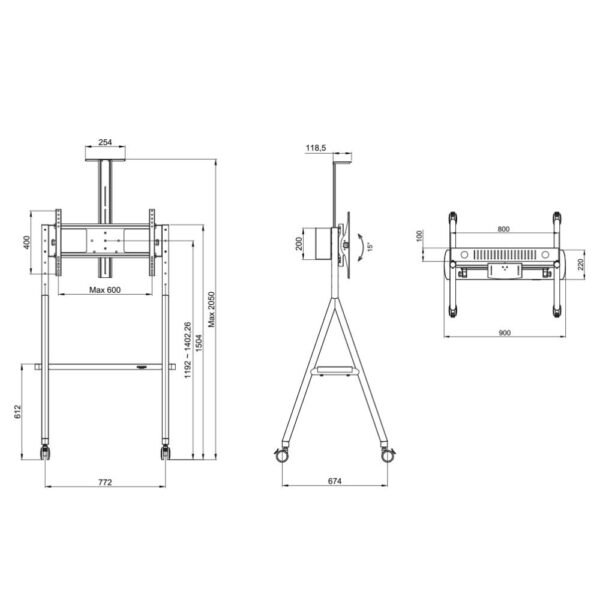 NEOHalterungS Fernseher/Monitor Halterung – Bild 2
